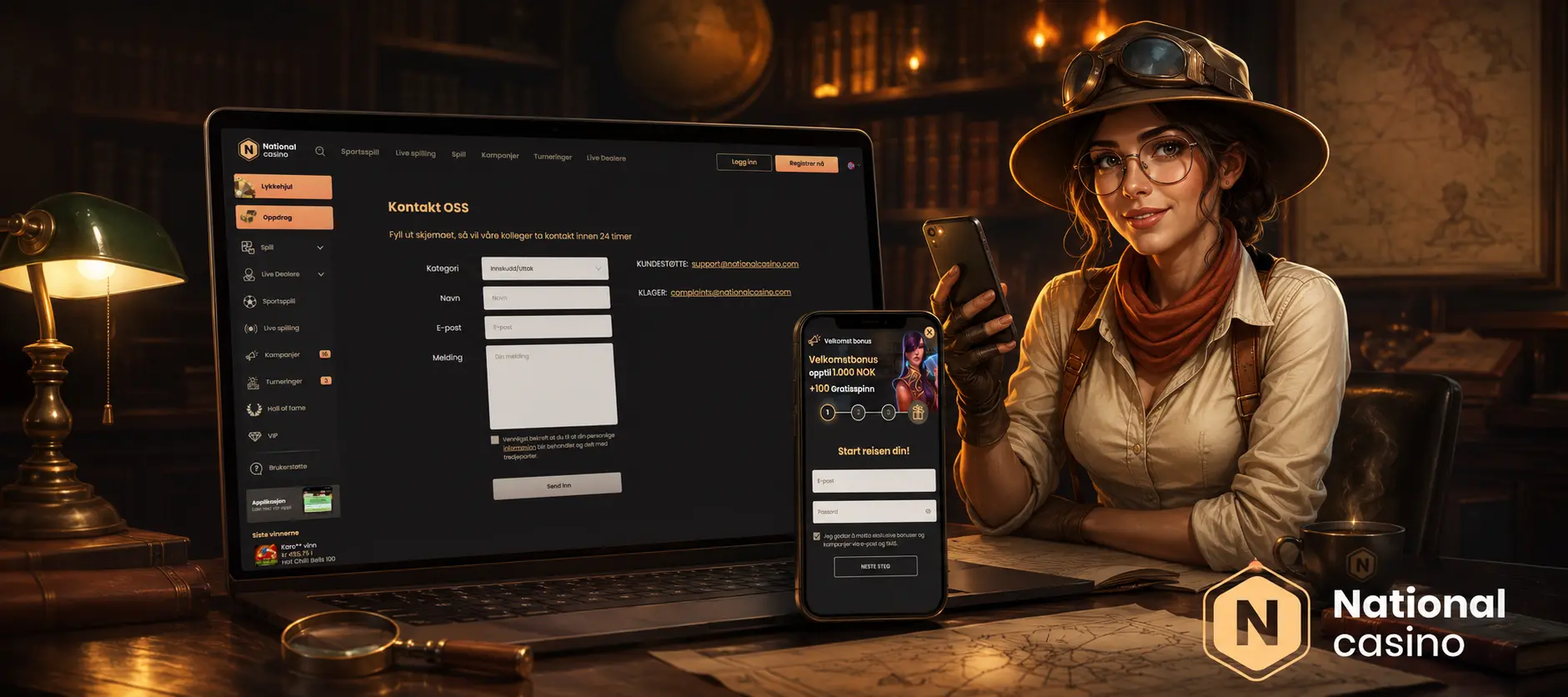 Hva kan National Casino hjelpe med